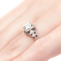 vintage Edwardian diamond engagement ring