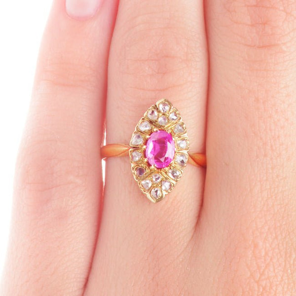 Victorian Antique Ruby Wedding Cocktail Ring | Prairie from Trumpet & Horn