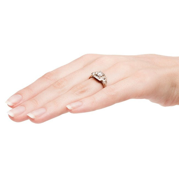 Vintage Unique Diamond Engagement Ring