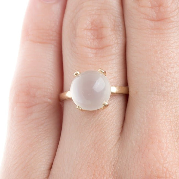 Unique Moonstone Solitaire Cocktail Ring | Resthaven from Trumpet & Horn