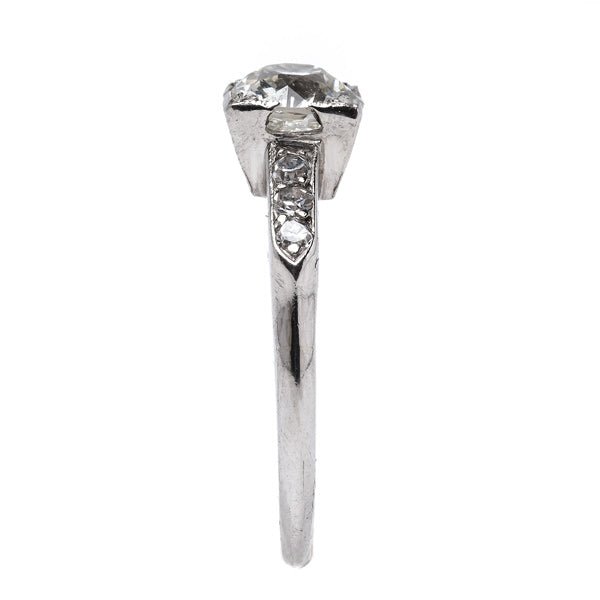 Classic Art Deco Platinum Engagement Ring | Ridgecrest from Trumpet & Horn