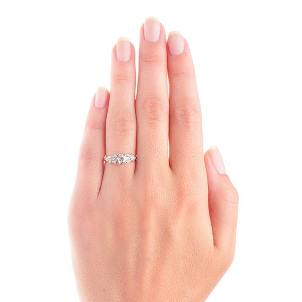 Vintage Antique Diamond Engagement Ring | Edwardian Engagement Ring | Ridgefield