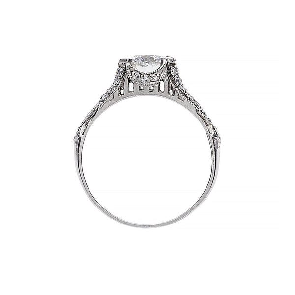Art Deco Inspired Diamond Engagement Ring | Rushmore