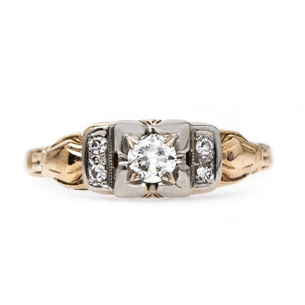  Vintage Engagement Ring | Salisbury from Trumpet & Horn