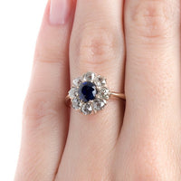 Dignified Victorian Era Sapphire Engagement Ring | Santorini from Trumpet & Horn