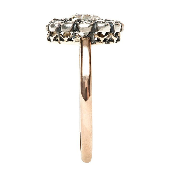 Vintage Edwardian Diamond Halo Engagement Ring