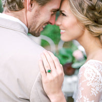 Whimsical vintage jade ring | Photo by Savan Photography