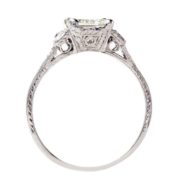 Feminine Emerald Cut Engagement Ring | Seabring from Trumpet & Horn