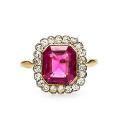 Dreamy Pink Tourmaline Ring from the Edwardian Era | Sioux Falls from Trumpet & Horn