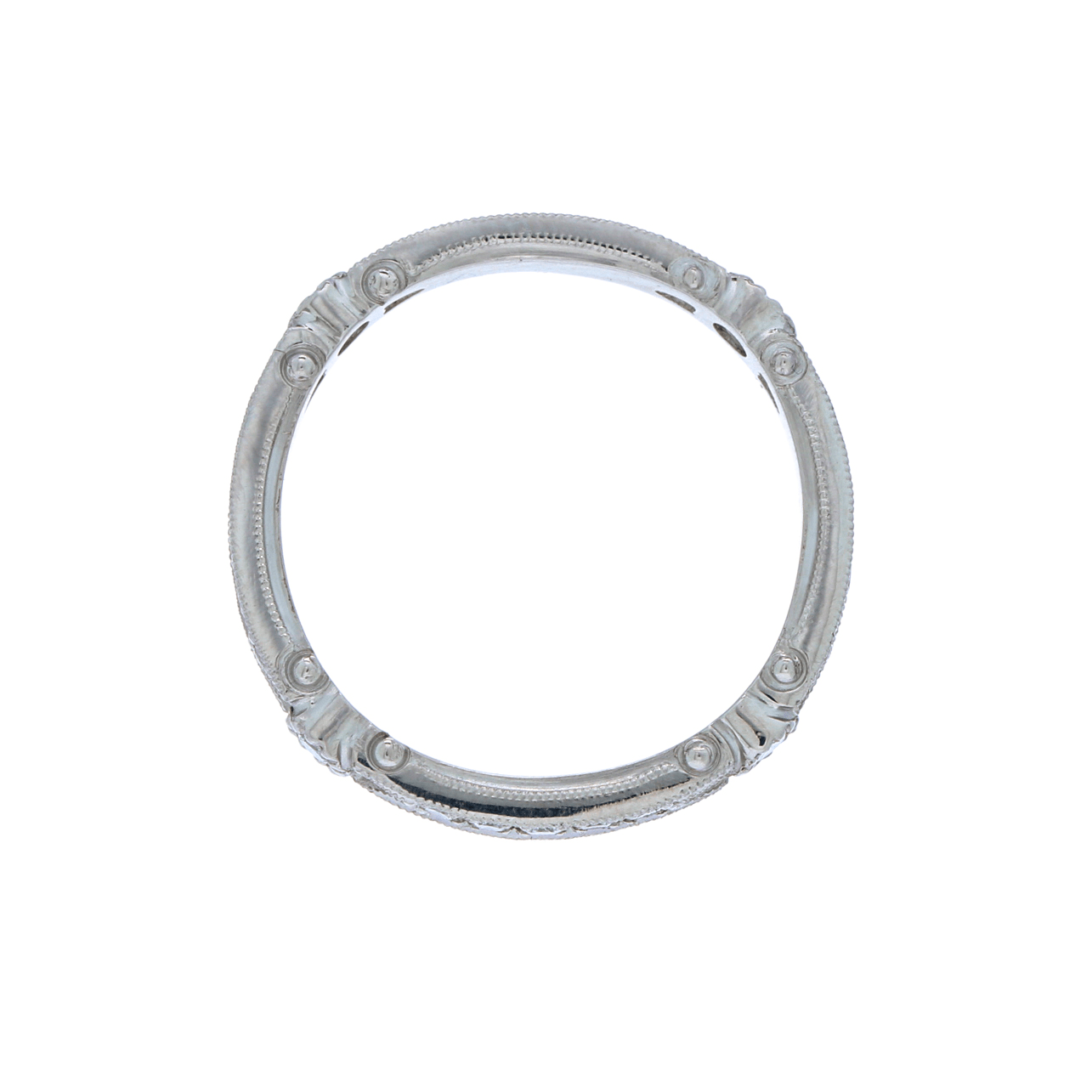 Stunning Handcrafted Platinum Wedding Band Etruscan Era Inspired | Sonoma from Trumpet & Horn