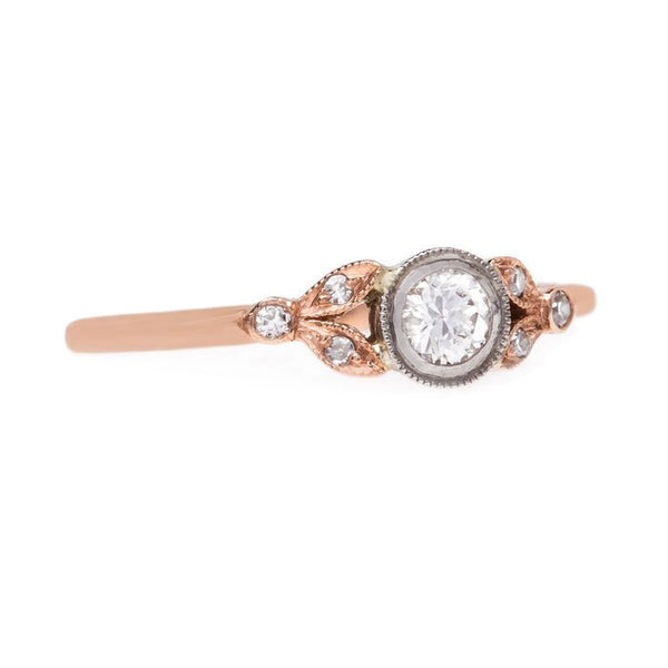 10013180Delightful Diamond Ring from Antique Brooch | Sparrow Lane from Trumpet & Horn