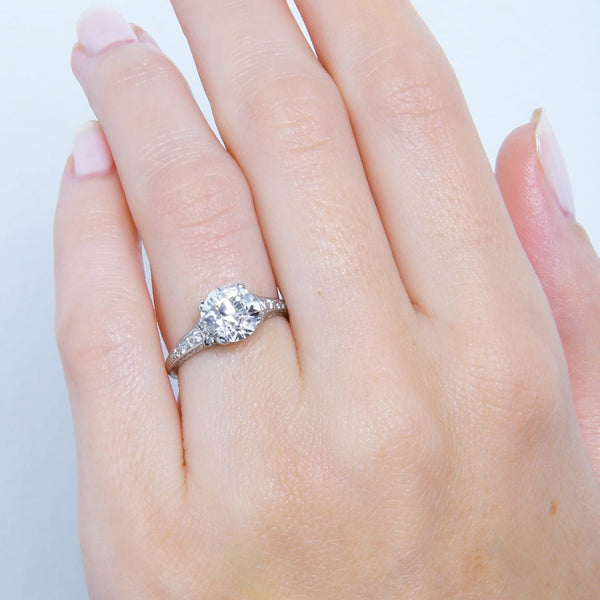 An Unbelievable Art Deco Platinum and Diamond Engagement Ring | Stoney Creek
