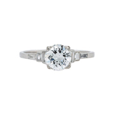 Classic One Carat Mid-Century Diamond Engagement Ring | Surrey Lane