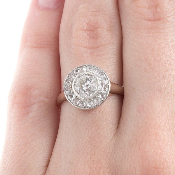Antique Rose Cut and Old Mine Cut Diamond Cluster Ring | Tahoe from Trumpet & Horn