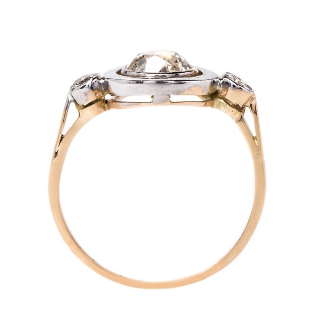 Art Nouveau Diamond Engagement Ring | Tahquitz Canyon from Trumpet & Horn