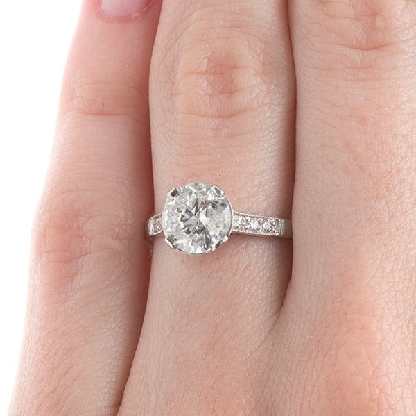 Glittering Art Deco Engagement Ring | Thistlewood from Trumpet & Horn