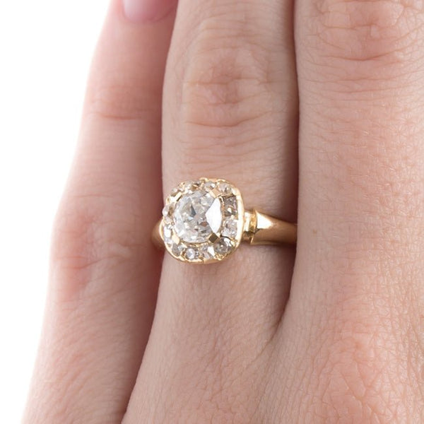Antique Victorian Halo Engagement Ring | Tribeca from Trumpet & Horn