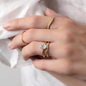 Yellow Gold Curved Bonaventure - T&H Exclusive