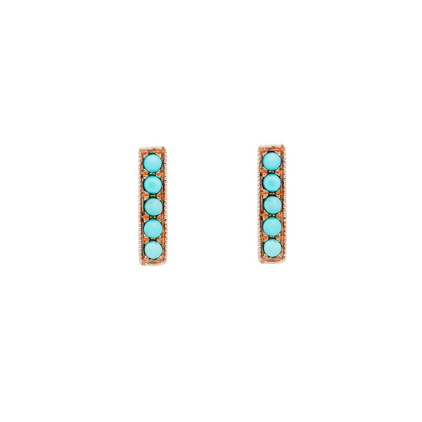 Turquoise Bar Earrings