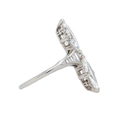 Exceptional Double Marquise Diamond Art Deco Ring | Twin Cities