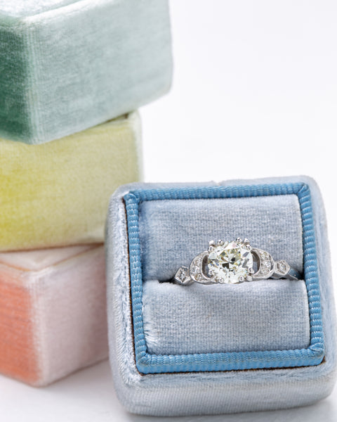 Art Deco Vintage Antique Diamond Engagement Ring | Vilano