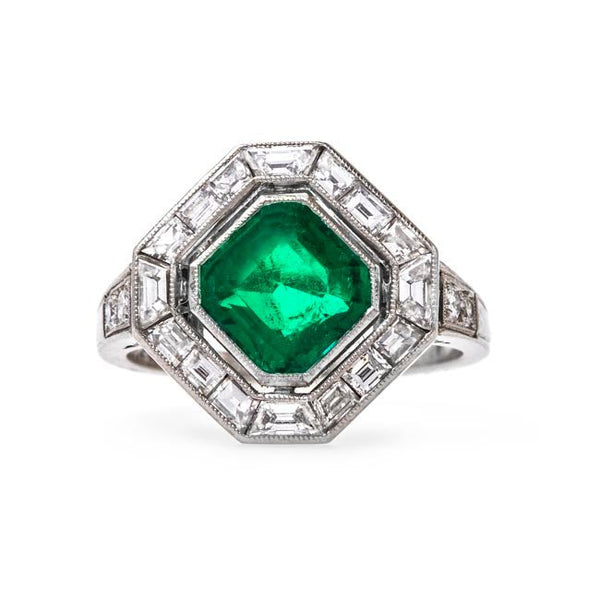 Stunning Art Deco Cartier Emerald Ring | Penngrove from Trumpet & Horn