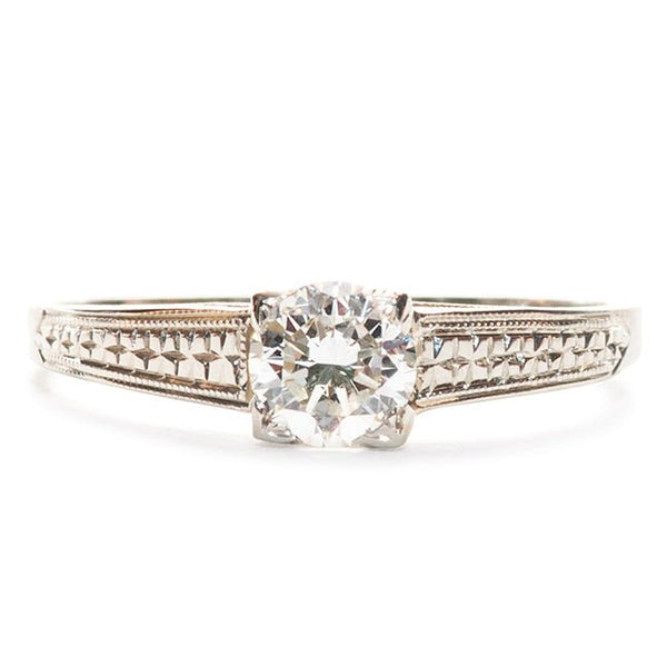 Vintage Art Deco Ring | Vintage Engagement Ring | Eastman from Trumpet & Horn