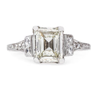 Feminine Emerald Cut Engagement Ring | Seabring from Trumpet & Horn