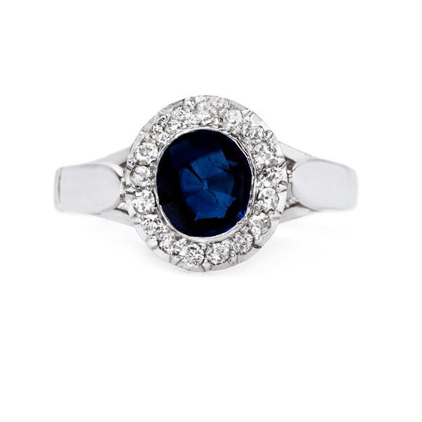 One-of-a-Kind Late Art Deco Sapphire Ring | Peninsula Way from Trumpet & Horn