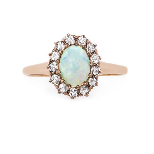 Sweet and Romantic Victorian Opal and Diamond Ring | Goldenrod from Trumpet & Horn