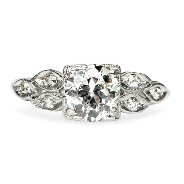 Vintage Classic Diamond Engagement Ring