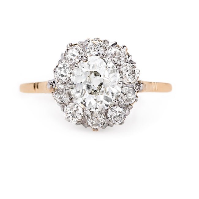 Impeccable Yellow Gold Cluster Ring | Golden Hills from Trumpet & Horn