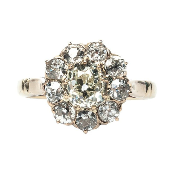 greenhaven cluster engagement ring
