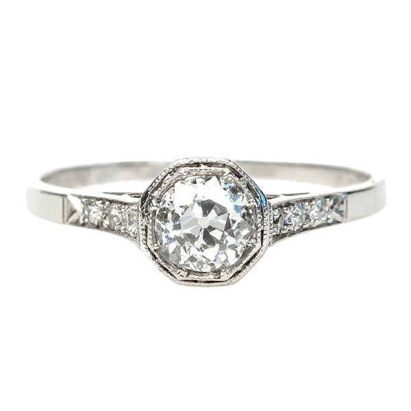 vintage edwardian diamond engagement ring