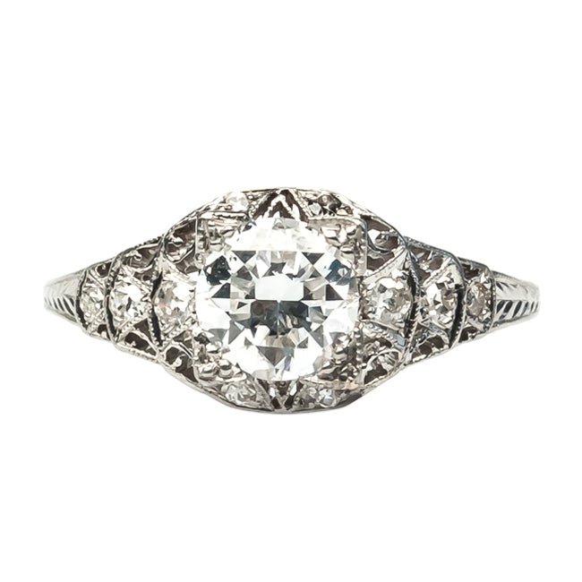 vintage Edwardian diamond engagement ring