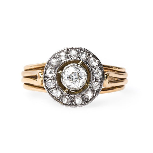 Unique Edwardian Old Mine Cut Diamond Engagement Ring | Salinger from Trumpet & Horn