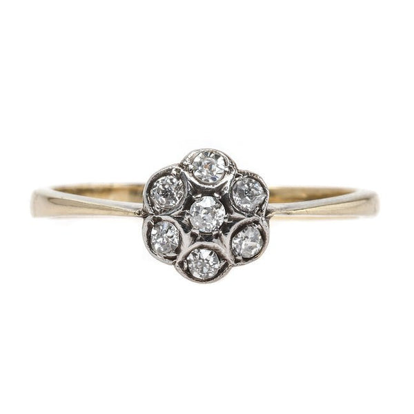 Floral Victorian Diamond Cluster Ring | Nashville from Trumpet & Horn