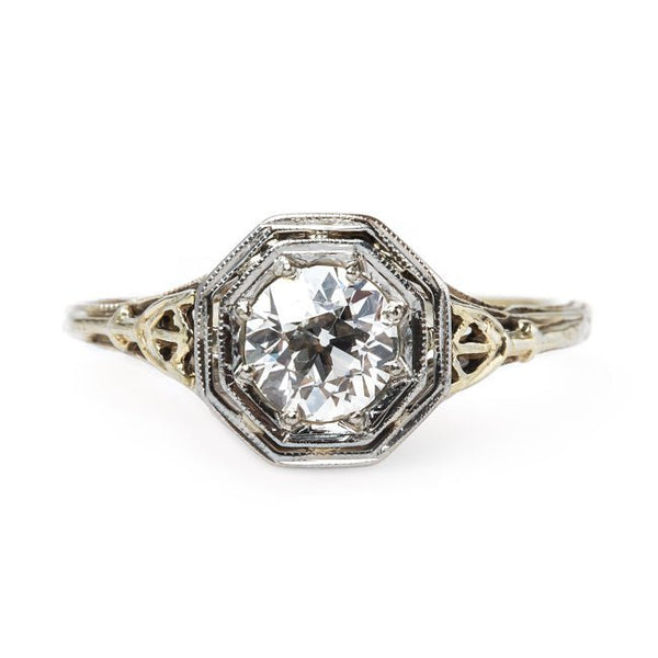 Beautifully Detailed Handmade Edwardian Engagement Ring | Dorchester from Trumpet & Horn