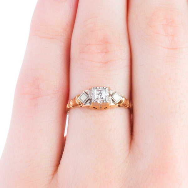 Retro Engagement Ring | Dover from Trumpet & Horn