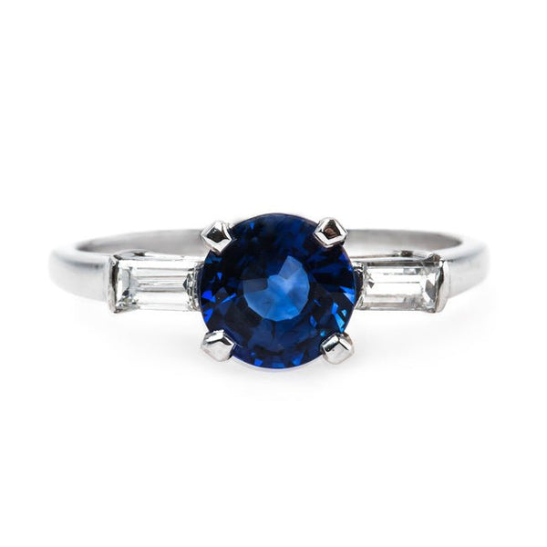 Classically Designed Natural Sapphire Engagement Ring | Braewood from Trumpet & Horn
