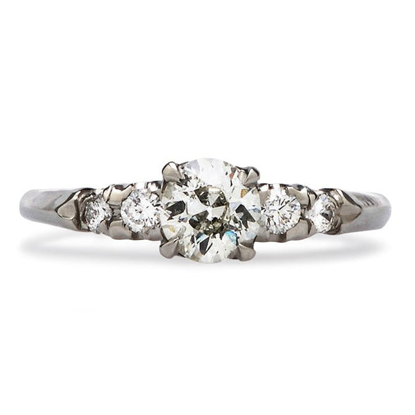 Ringgold vintage diamond solitaire engagement ring from Trumpet & Horn