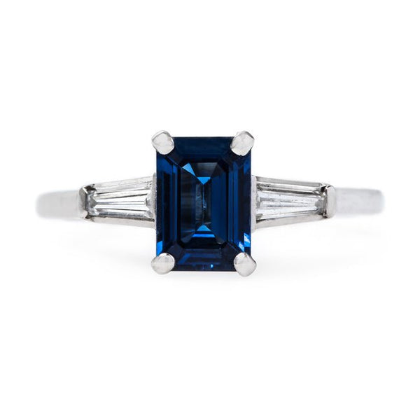 Classically Beautiful Sapphire and Diamond Ring | Brantling from Trumpet & Horn