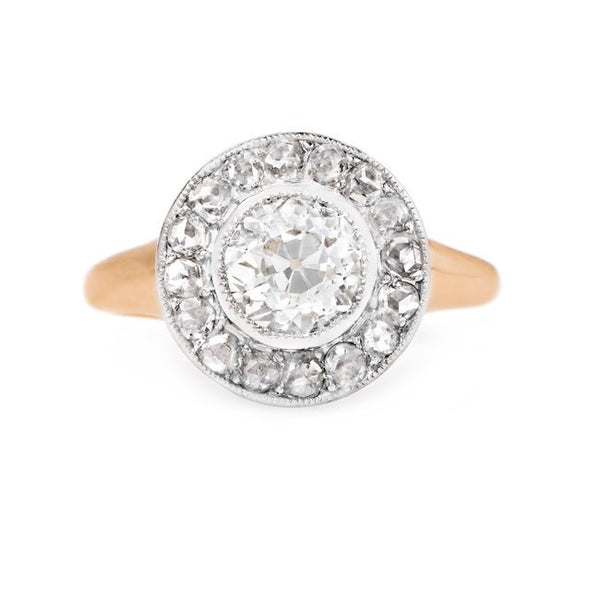 Antique Rose Cut and Old Mine Cut Diamond Cluster Ring | Tahoe from Trumpet & Horn