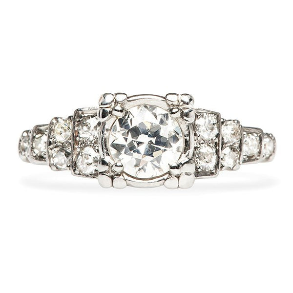 Rocky Hill Vintage Diamond Engagement Ring Set from Trumpet & Horn