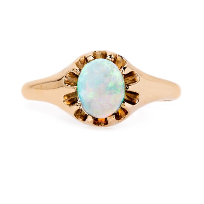 Perfect Solitaire Opal Engagement Ring | Glencoe from Trumpet & Horn