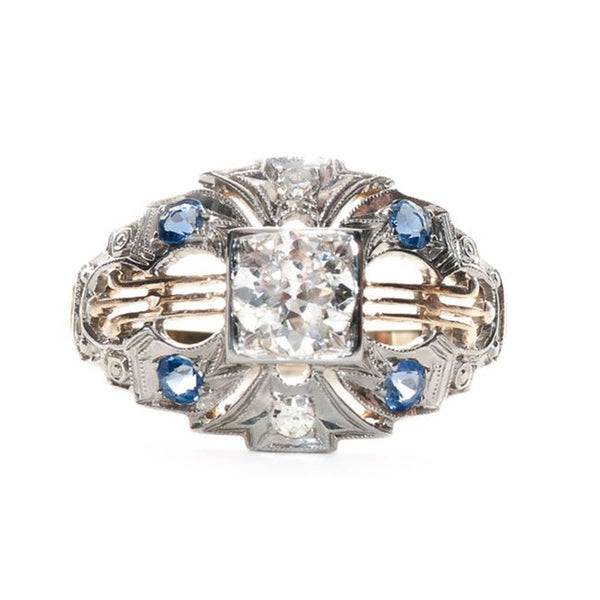 georgetown sapphire engagement ring