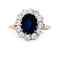 Deep Blue Sapphire Engagement Ring | Anacapa from Trumpet & Horn