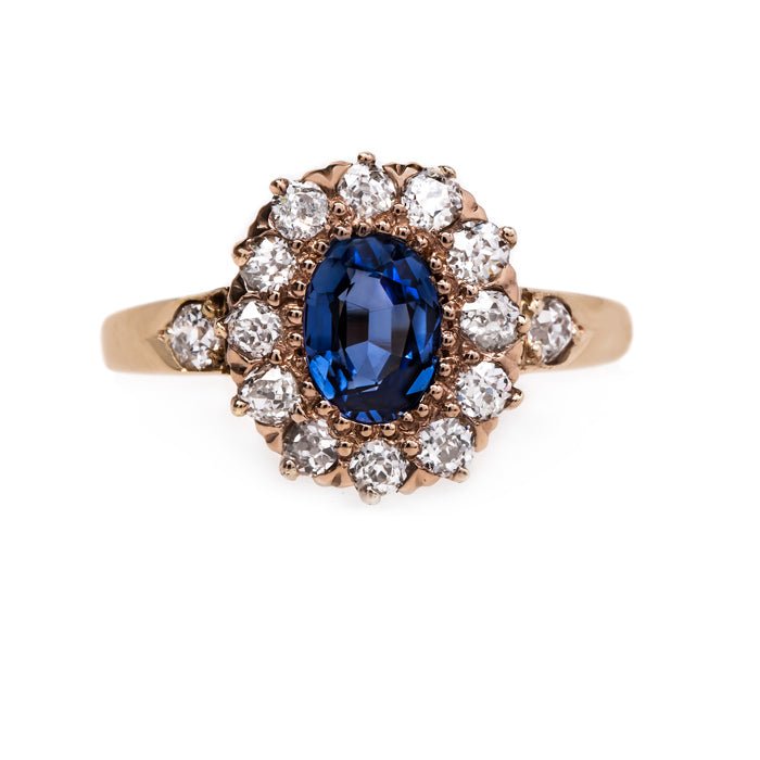 Dreamy Rose Gold and Sapphire Engagement Ring | Hartland from Trumpet & Horn