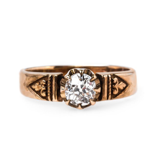 Antique Solitaire Engagement Ring | Braddock from Trumpet & Horn