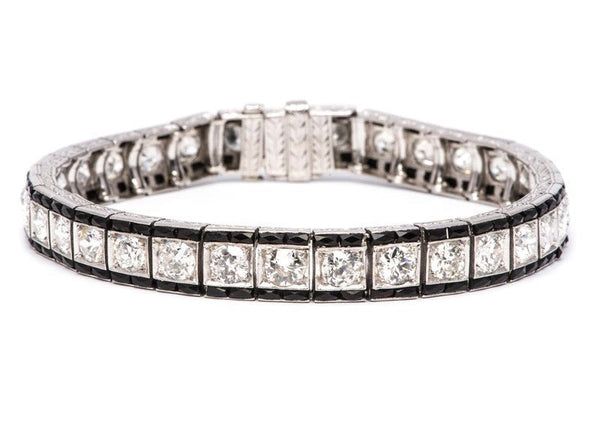 onyx diamond bracelet